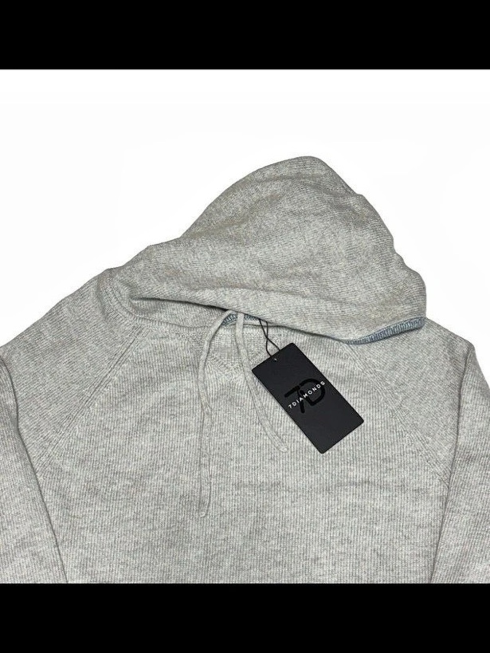 7 Diamonds Acadia Hoodie Stretch Men's Size Medium Gray Knit Breathable Casual